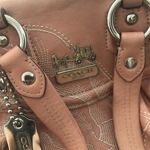 Like new all leather coach purse